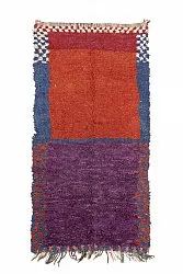 Marokkansk berber tæppe Boucherouite 240 x 130 cm