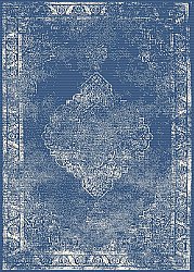 Wilton-tæppe - Brussels Weave (blå)