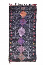Marokkansk berber tæppe Boucherouite 285 x 135 cm