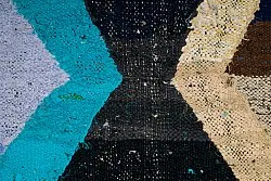 Marokkansk berber tæppe Boucherouite 155 x 250 cm