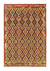 Kelimtæppe Afghansk 291 x 204 cm
