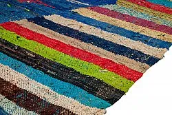 Marokkansk berber tæppe Boucherouite 135 x 230 cm