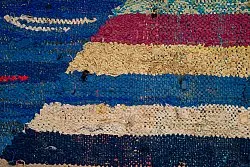 Marokkansk berber tæppe Boucherouite 135 x 230 cm