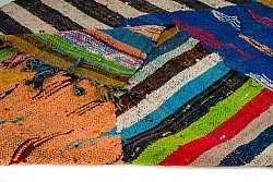 Marokkansk berber tæppe Boucherouite 135 x 230 cm