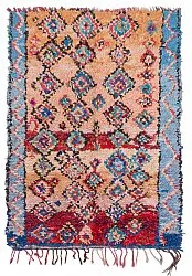 Marokkansk berber tæppe Boucherouite 260 x 115 cm