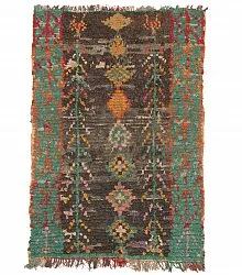 Marokkansk berber tæppe Boucherouite 180 x 120 cm
