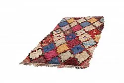 Marokkansk berber tæppe Boucherouite 210 x 95 cm