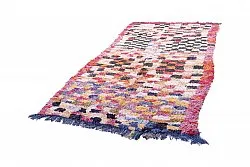 Marokkansk berber tæppe Boucherouite 280 x 145 cm