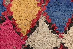 Marokkansk berber tæppe Boucherouite 210 x 95 cm