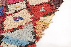 Marokkansk berber tæppe Boucherouite 210 x 95 cm