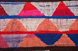 Marokkansk berber tæppe Boucherouite 145 x 240 cm