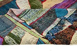 Marokkansk berber tæppe Boucherouite 140 x 250 cm