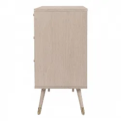 Kommode - Prime - 6 lådor (hvid eg)