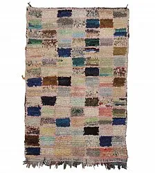 Marokkansk berber tæppe Boucherouite 170 x 115 cm