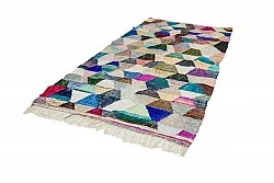 Marokkansk berber tæppe Boucherouite 150 x 305 cm
