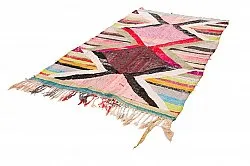 Marokkansk berber tæppe Boucherouite 135 x 245 cm