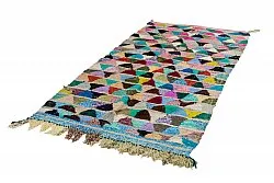 Marokkansk berber tæppe Boucherouite 125 x 255 cm
