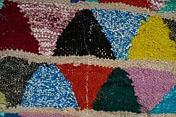 Marokkansk berber tæppe Boucherouite 125 x 255 cm