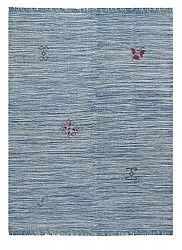 Orientalsk Tæppe - Modern Kelim Hand Woven - 155 x 203 cm