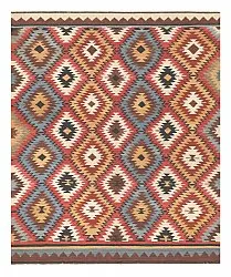 Orientalsk Tæppe - Hazara Kelim Hand Woven - 247 x 288 cm