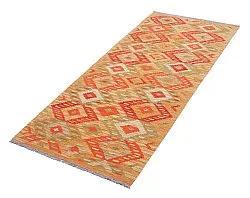Orientalsk Tæppe - Vegi Kelim Hand Woven - 83 x 201 cm