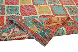 Orientalsk Tæppe - Vegi Kelim Hand Woven - 202 x 294 cm