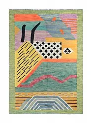 Orientalsk Tæppe - Kelim Hand Woven - 199 x 302 cm
