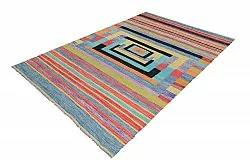 Orientalsk Tæppe - Kelim Hand Woven - 203 x 299 cm