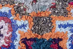 Marokkansk berber tæppe Boucherouite 200 x 125 cm