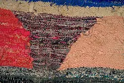 Marokkansk berber tæppe Boucherouite 135 x 270 cm