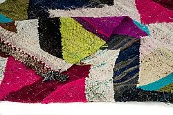 Marokkansk berber tæppe Boucherouite 135 x 230 cm