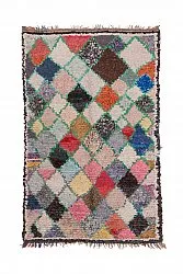 Marokkansk berber tæppe Boucherouite 230 x 145 cm