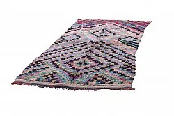 Marokkansk berber tæppe Boucherouite 240 x 140 cm