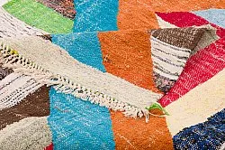 Marokkansk berber tæppe Boucherouite 125 x 215 cm