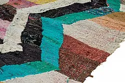 Marokkansk berber tæppe Boucherouite 135 x 245 cm