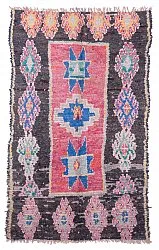 Marokkansk berber tæppe Boucherouite 225 x 130 cm