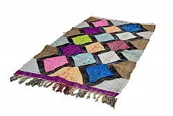 Marokkansk berber tæppe Boucherouite 135 x 230 cm