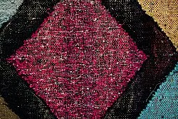 Marokkansk berber tæppe Boucherouite 135 x 230 cm