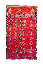 Marokkansk berber tæppe Boucherouite 265 x 150 cm
