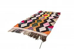 Marokkansk berber tæppe Boucherouite 150 x 305 cm