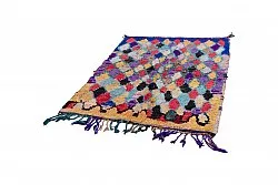 Marokkansk berber tæppe Boucherouite 185 x 135 cm