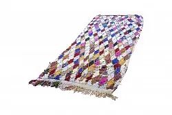 Marokkansk berber tæppe Boucherouite 280 x 105 cm