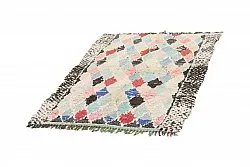 Marokkansk berber tæppe Boucherouite 170 x 105 cm