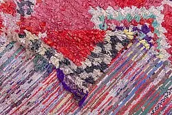 Marokkansk berber tæppe Boucherouite 220 x 125 cm
