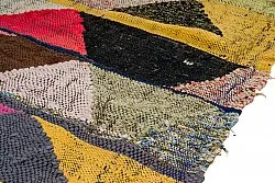 Marokkansk berber tæppe Boucherouite 140 x 230 cm
