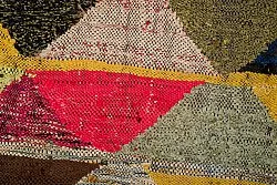 Marokkansk berber tæppe Boucherouite 140 x 230 cm