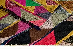 Marokkansk berber tæppe Boucherouite 140 x 230 cm