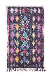 Marokkansk berber tæppe Boucherouite 240 x 135 cm