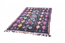 Marokkansk berber tæppe Boucherouite 240 x 135 cm