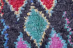 Marokkansk berber tæppe Boucherouite 240 x 135 cm